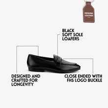 Load image into Gallery viewer, Tapered Strapped Loafers-BLK - FHS Official