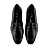 Tapered Strapped Loafers-BLK