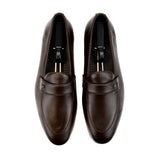 Tapered Strapped Loafers-BRN